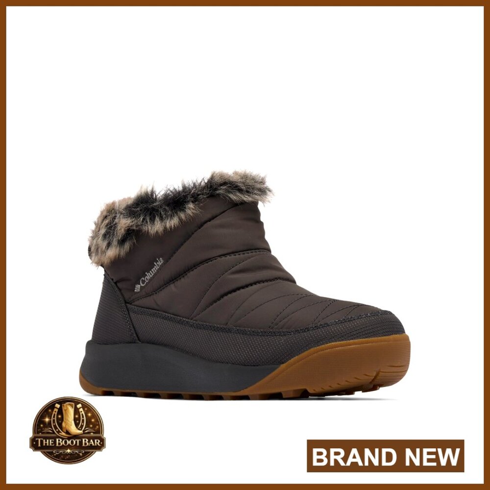 Insulated Shorty Boots With Faux Fur Interior And Thermal-Reflective Lining
